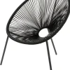 CASA Acapulco Silla Lounge Negro New