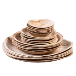 CASA Areca Leaf Cuencos Juego De 6 Natural Best
