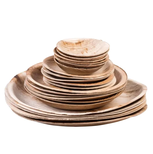CASA Areca Leaf Cuencos Juego De 6 Natural Best