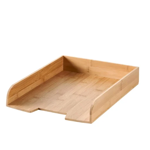 CASA Bamboo Caja Para Cartas Natural Fashion