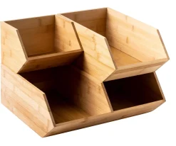 CASA Bamboo Organizador Apilable Natural Shop