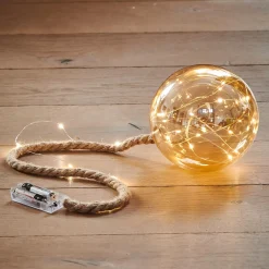 CASA Bloxem Bola Decorativa Con 21 Leds Dorado Store