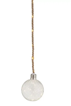CASA Bloxem Bola Decorativa Con 20 Leds Transparente Store