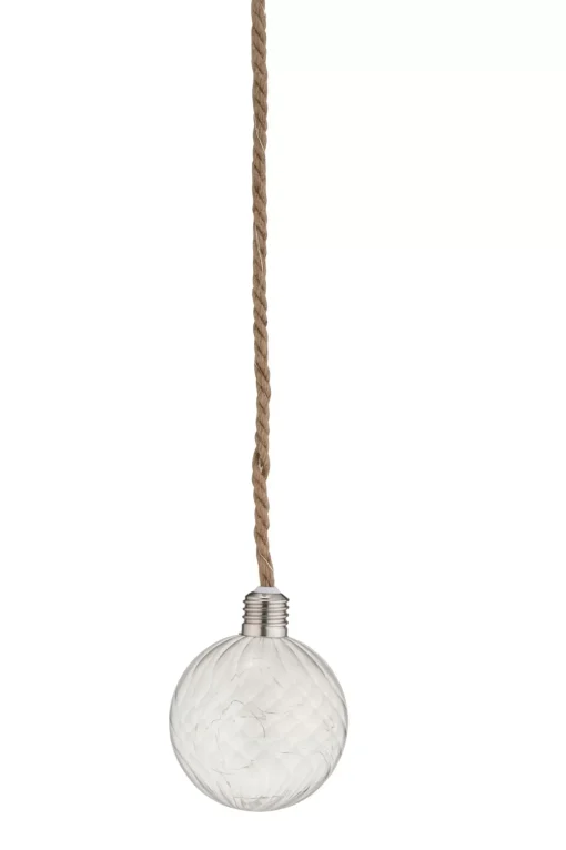 CASA Bloxem Bola Decorativa Con 20 Leds Transparente Store