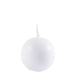 CASA Bola Vela Esferica Blanco Best
