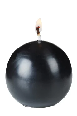 CASA Bola Vela Esferica Negro Outlet