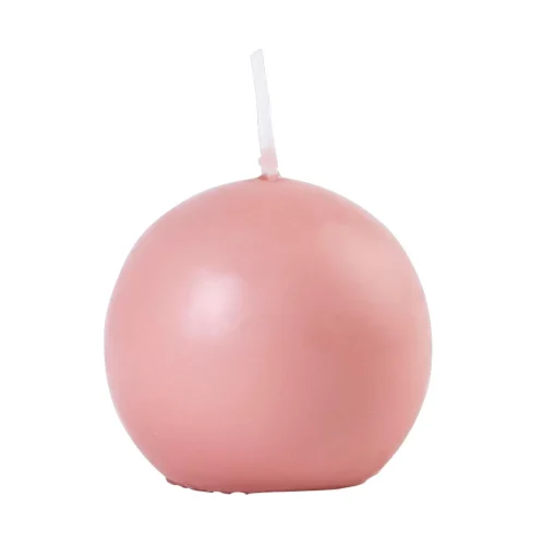 CASA Bola Vela Esferica Rosa Cheap