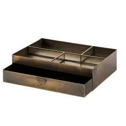 CASA Brass Organizador De Escritorios Bronceado Discount