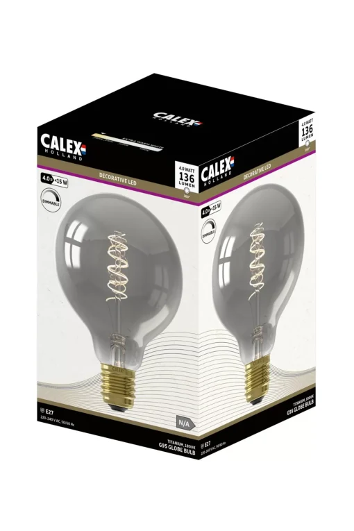 CASA Calex Bombilla Filamento E27 1800K Titanio Sale