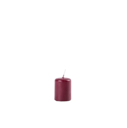CASA Cilindro Vela Cilindrica Rojo Outlet