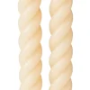 CASA Curl Velas Juego De 2 Beis Discount
