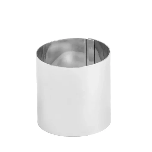 CASA Damier Anillo Para Tarta Juego De 4 Plateado Hot