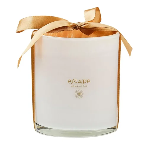 CASA Escape World Goa Vela Perfumada En Vaso Blanco, Color Rosa Viejo Store