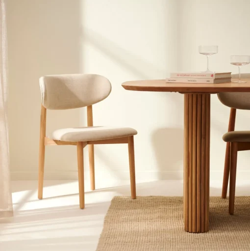 CASA Falco Silla De Comedor Beis Fashion