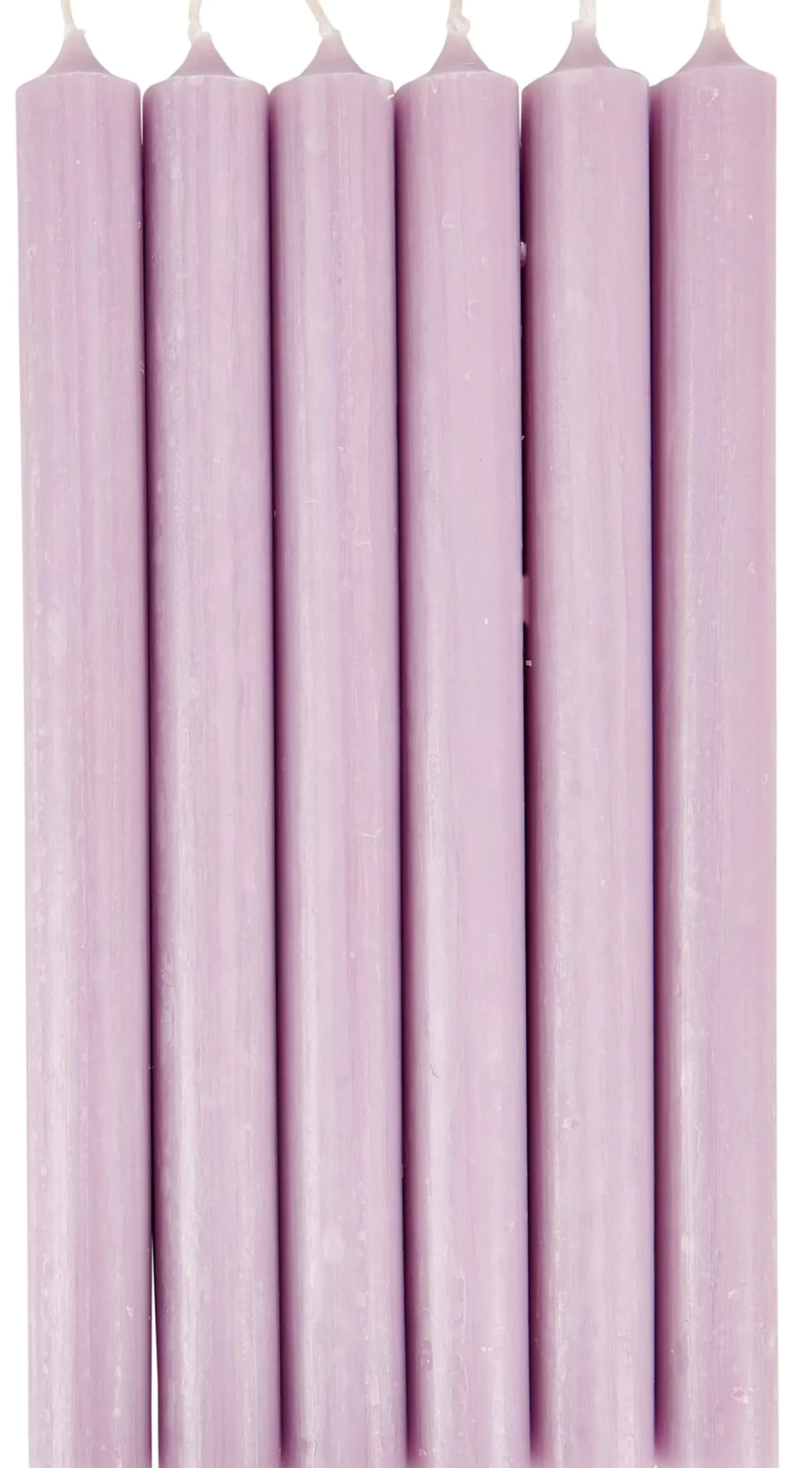 CASA Fina Velas Juego De 6 Morado Claro Clearance