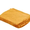 CASA Flanella Manta Amarillo Oscuro Outlet