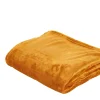 CASA Flanella Manta Amarillo Oscuro Cheap