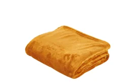 CASA Flanella Manta Amarillo Oscuro Cheap