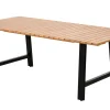 CASA Formax Mesa De Jardín Con Patas En A Natural/Negro Store