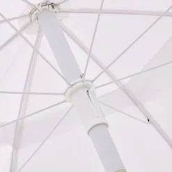 CASA Franja Parasol Sin Pie De Sombrilla Blanco Best