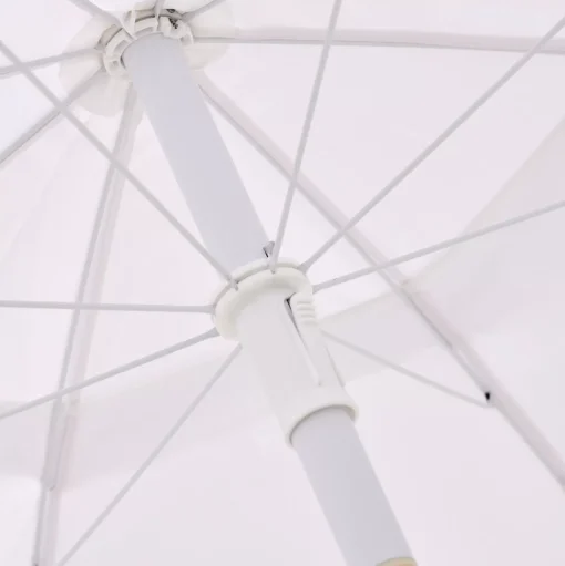 CASA Franja Parasol Sin Pie De Sombrilla Blanco Best