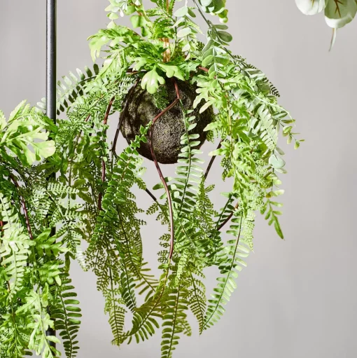 CASA Greenery Macetero Colgante Con Helecho Verde Discount