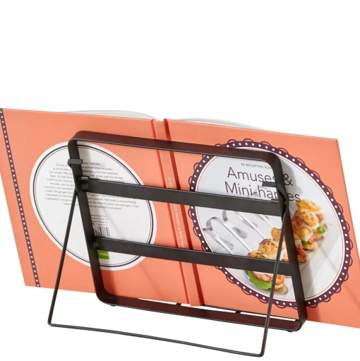 CASA Industria Atril De Cocina Negro Discount