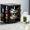 CASA Industria Carrusel De Hierbas 8 Botes Negro Flash Sale