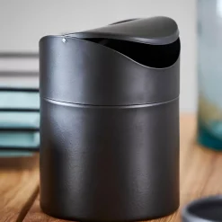 CASA Industria Cubo De Basura Para La Mesa Negro Best Sale