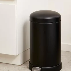 CASA Industria Cubo De Pedal 12 L Negro Outlet