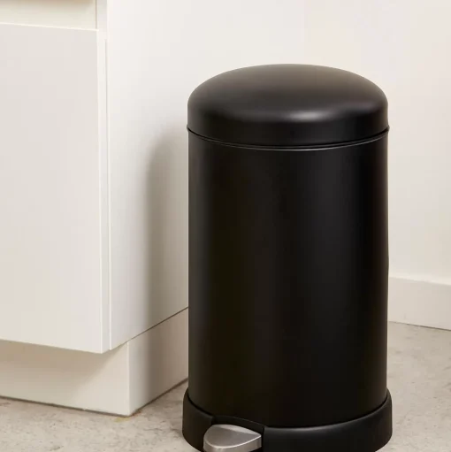 CASA Industria Cubo De Pedal 12 L Negro Outlet