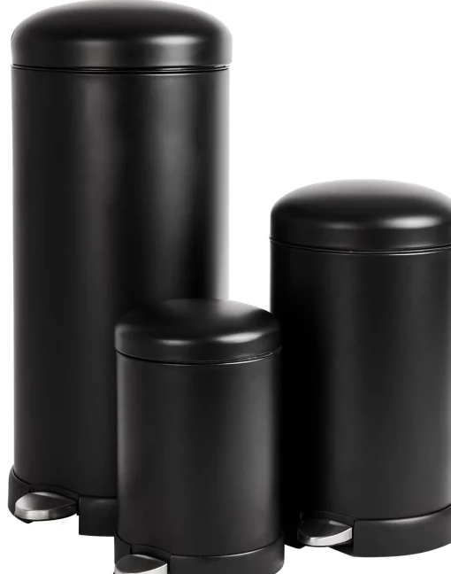 CASA Industria Cubo De Pedal 12 L Negro Outlet
