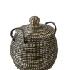 CASA Leo Cesta Lujo Negro, Natural Flash Sale