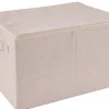 CASA Linolux Caja De Almacenaje/ Cierre Cremall. Beis Flash Sale