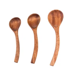 CASA Marcus Cuchara Juego De 3 Natural New