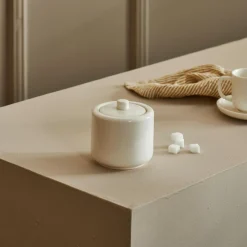 CASA Moon Azucarero Con Tapa Blanco Flash Sale