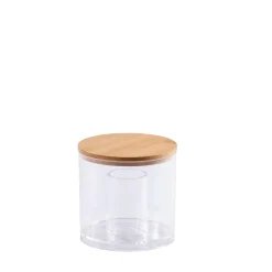 CASA Organoo Soporte De Bastoncillos Transparente, Natural Shop