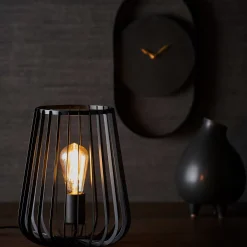 CASA Orion Lampara De Mesa Negro Best Sale