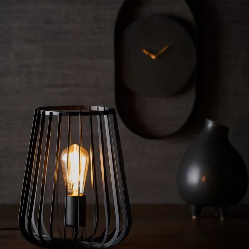 CASA Orion Lampara De Mesa Negro Best Sale