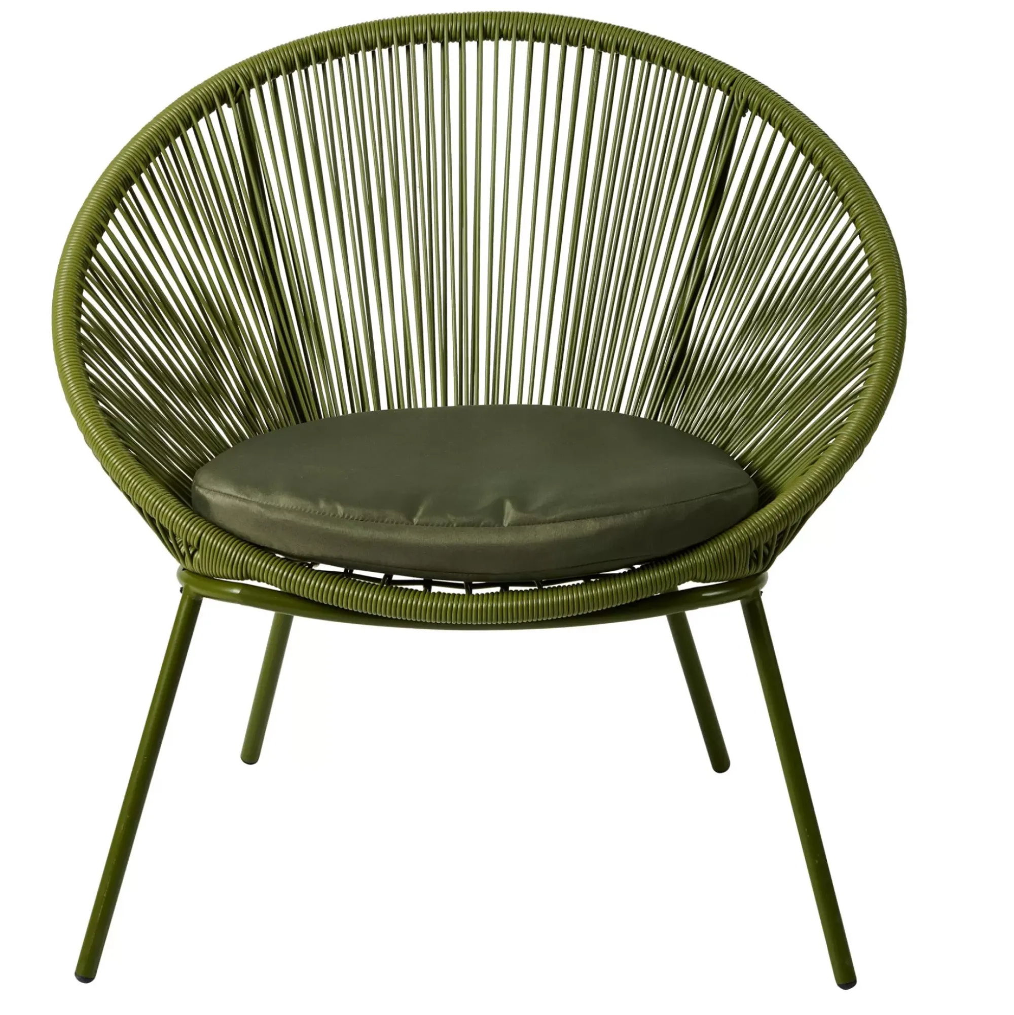 CASA Papayo Silla Lounge Con Cojin Verde Cheap