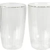 CASA Pausa Vaso De Doble Pared Juego De 2 Transparente Cheap
