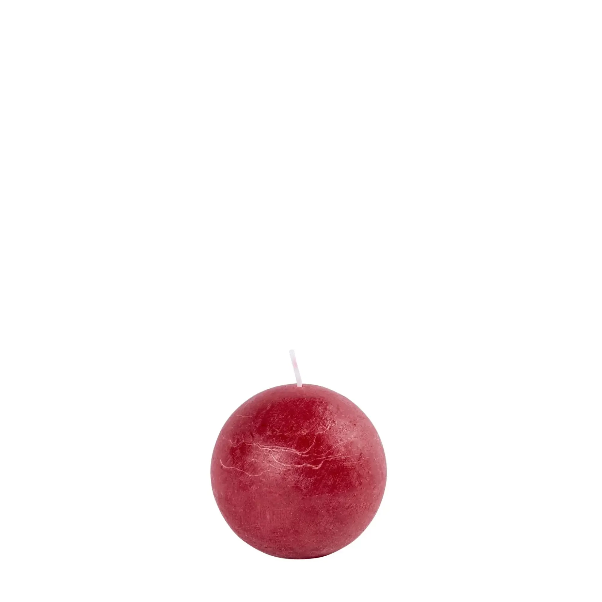 CASA Pure Rustic Vela Esferica Rojo Discount