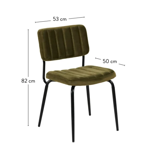 CASA Roxy Silla De Comedor Ancho Asiento: 46 Cm New