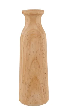 CASA Rubberwood Florero Decorativo Natural Outlet