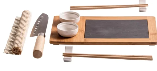 CASA Samourai Juego Para Sushi De 10 Piezas Natural Flash Sale