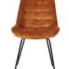 CASA Silka Silla De Comedor Negro, Marron New