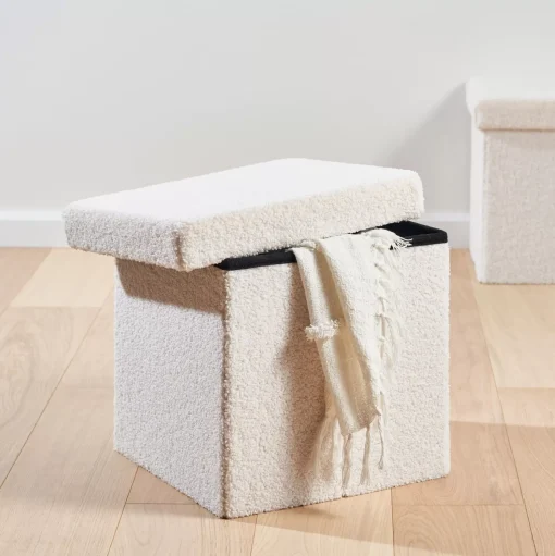 CASA Stor Puf Plegable Funcion Almac. Blanco Best Sale