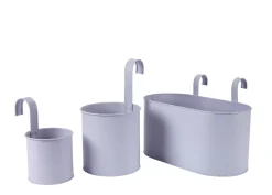CASA Tanaman Macetero Colgante 4 Colores Blanco Apagado New