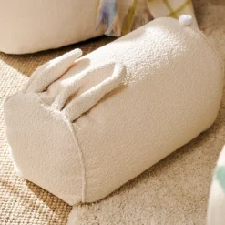 CASA Teddy Bunny Puf Blanco Apagado Cheap