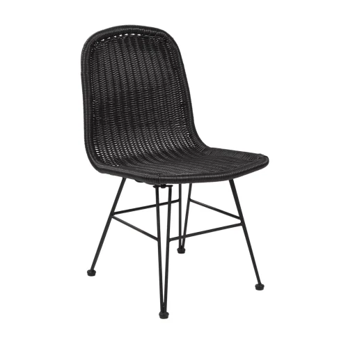CASA Vienna Silla De Comedor Negro Clearance